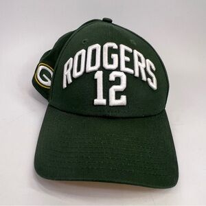 NFL Greenbay Packers Rodgers #12 Baseball Hat Green Cap
